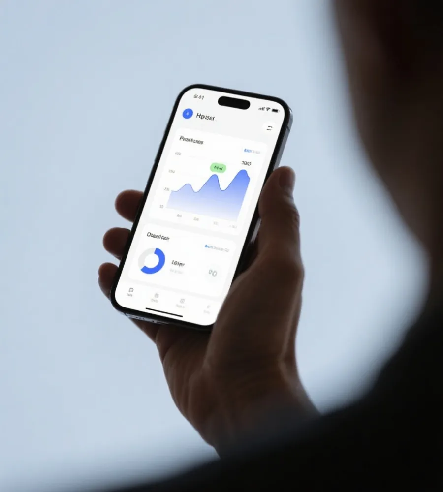 移动端下载安装与数据查看场景